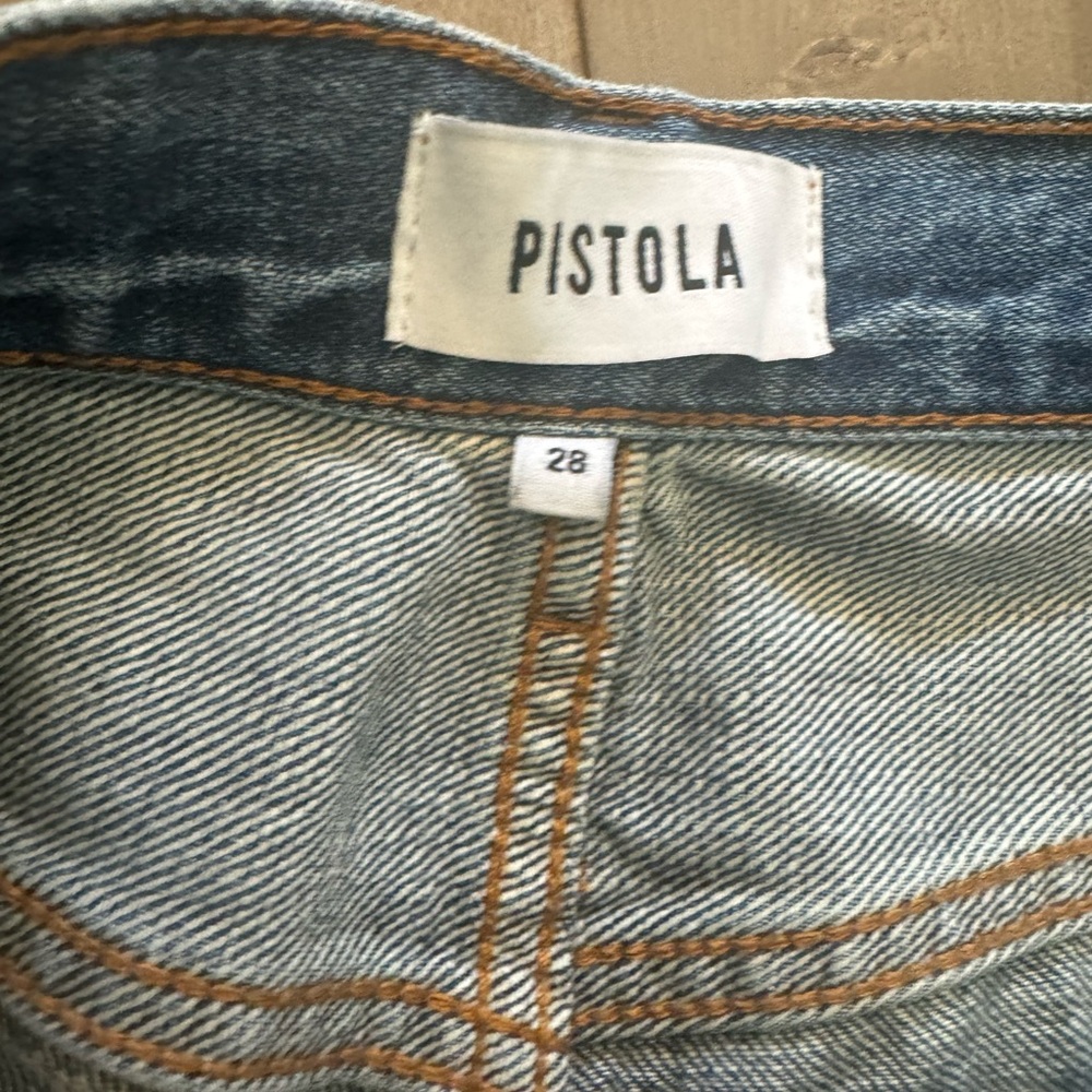 Pistola boyfriend like distressed denim - Picture 3 of 4